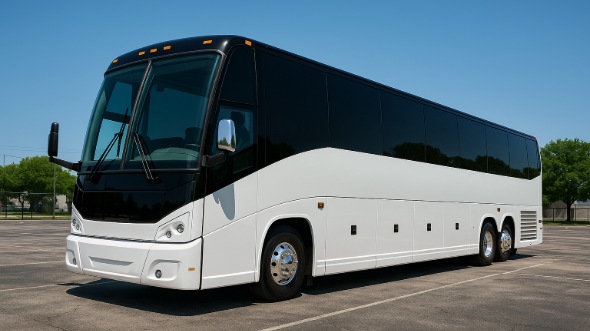 Exterior of Michigan Party Bus Company's 40 Passenger Charter Bus in Michigan