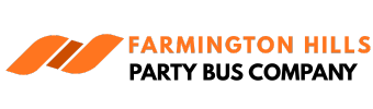 farmington hills party bus company logo