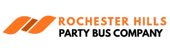 rochester hills party bus company logo