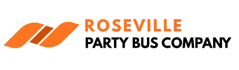 roseville party bus company logo